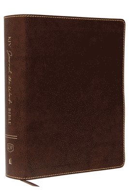 KJV Large Print Bible, Journal the Word, Reflect, Journal or Create Art Next to Your Favorite Verses (Brown Bonded Leather, Red Letter, Comfort Print: King James Version) (häftad)
