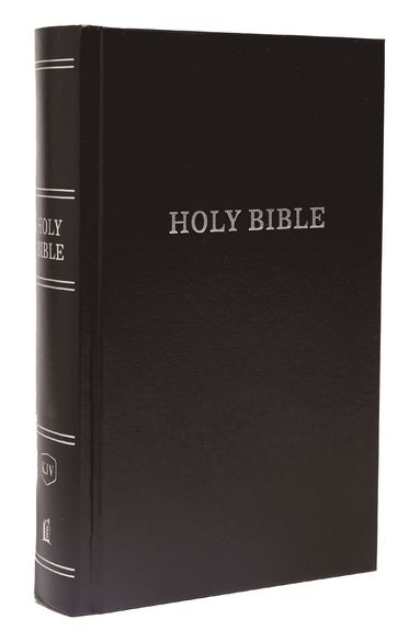 KJV, Pew Bible, Large Print, Hardcover, Black, Red Letter, Comfort Print (hftad)