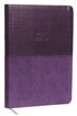 KJV Holy Bible: Value Large Print Thinline, Purple Leathersoft, Red Letter, Comfort Print: King James Version