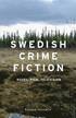 Swedish Crime Fiction