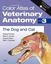 Color Atlas of Veterinary Anatomy, Volume 3, The Dog and Cat (hftad)