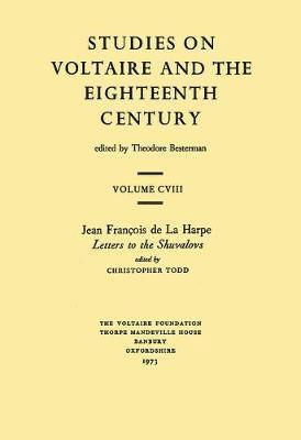 Jean Franois de la Harpe, 'Letters to the Shuvalovs' (hftad)