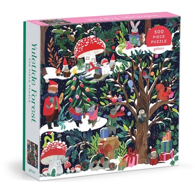 Yuletide Forest 500 Piece Puzzle (inbunden)