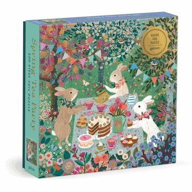 Spring Tea Party 500 Piece Foil Puzzle (h�ftad)