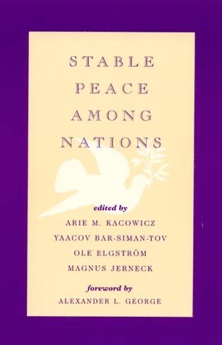 Stable Peace Among Nations (inbunden)
