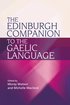 Edinburgh Companion to the Gaelic Language