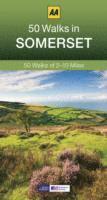 50 Walks in Somerset: 50 Walks of 2-10 Miles (inbunden)