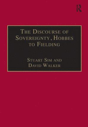 Discourse of Sovereignty, Hobbes to Fielding (inbunden)