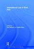 International Law in East Asia