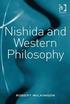 Nishida and Western Philosophy