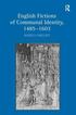 English Fictions of Communal Identity, 1485-1603