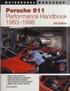 Porsche 911 Performance Handbook, 1963-1998