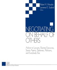 Negotiating on Behalf of Others (häftad)
