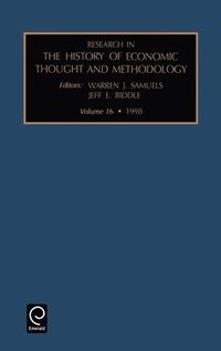 Research in the History of Economic Thought and Methodology (inbunden)