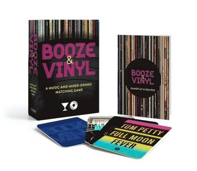 Booze & Vinyl: A Music-and-Mixed-Drinks Matching Game (inbunden)