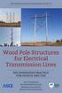 Wood Pole Structures for Electrical Transmission Lines