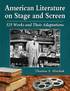 American Literature on Stage and Screen