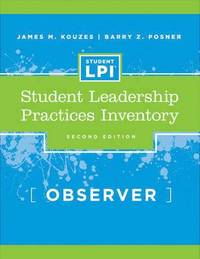 The Student Leadership Practices Inventory (LPI), Observer Instrument (hftad)