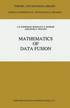 Mathematics of Data Fusion