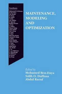 Maintenance, Modeling and Optimization (inbunden)
