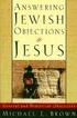Answering Jewish Objections to Jesus  General and Historical Objections