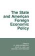 State And American Foreign Economic Policy