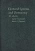 Electoral Systems and Democracy