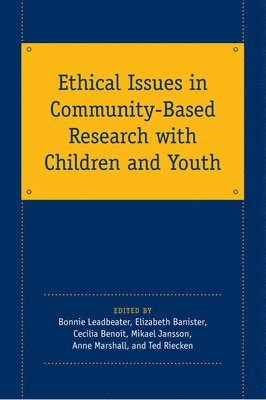 Ethical Issues in Community-Based Research with Children and Youth (hftad)