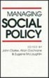 Managing Social Policy