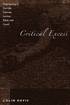 Critical Excess