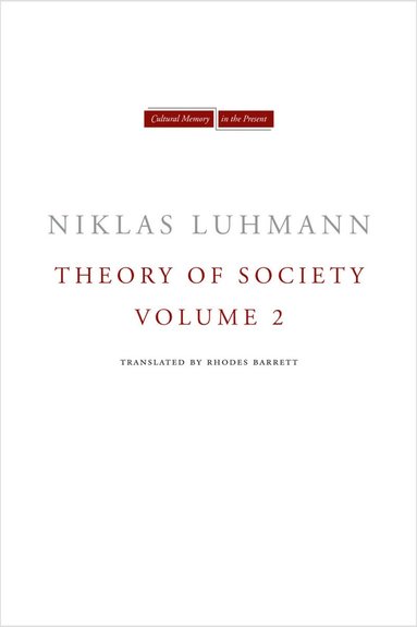 Theory of Society, Volume 2 (häftad)