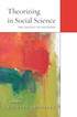 Theorizing in Social Science