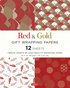 Red &; Gold Gift Wrapping Papers - 12 Sheets