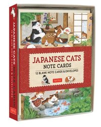 Japanese Cats Note Cards (häftad)
