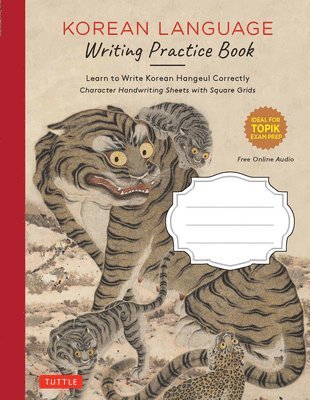 Korean Language Writing Practice Book (hftad)