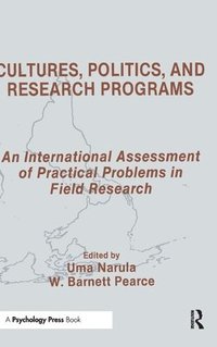 Cultures, Politics, and Research Programs (inbunden)