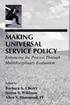 Making Universal Service Policy
