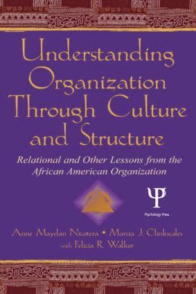 Understanding Organization Through Culture and Structure (inbunden)