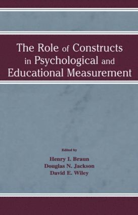 Role of Constructs in Psychological and Educational Measurement (hftad)