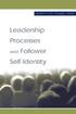 Leadership Processes and Follower Self-identity