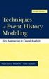 Techniques of Event History Modeling
