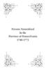 Persons Naturalized in the Province of Pennsylvania, 1740-1773