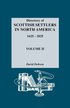 Directory Of Scottish Settlers In North America 1625-1825