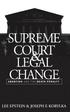 Supreme Court and Legal Change
