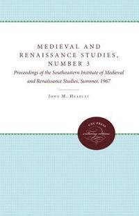 Medieval and Renaissance Studies, Number 3 (häftad)