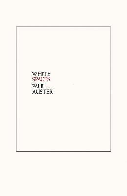 White Spaces: Selected Poems and Early Prose (häftad)