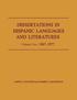 Dissertations in Hispanic Languages and Literatures
