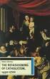 Refashioning of Catholicism, 1450-1700