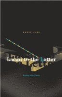 Lacan To The Letter (hftad)