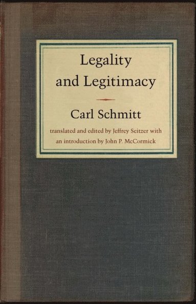 Legality and Legitimacy (e-bok)